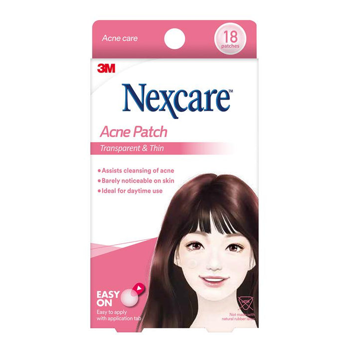 Nexcare Acne Patch Transparent & Thin 18 Pack