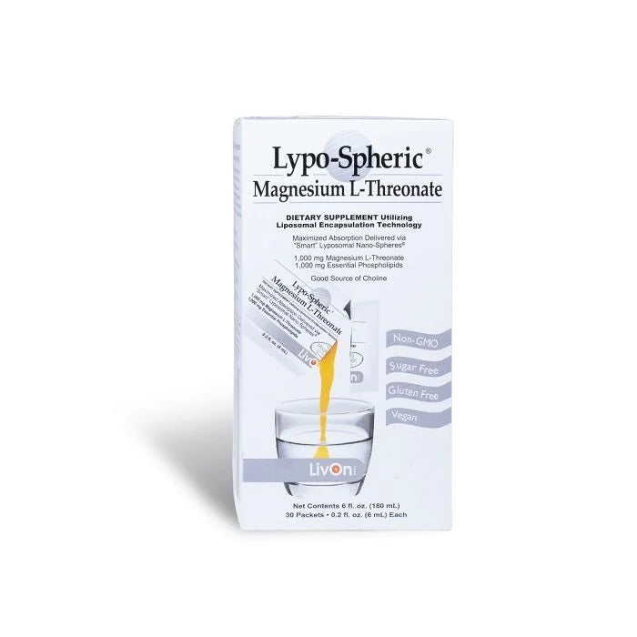 LivOn Lypo-Spheric Magnesium L-Threonate 30 Pack