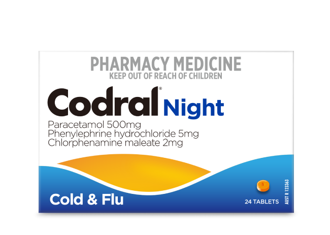 Codral Night Tablets (24 tabs)