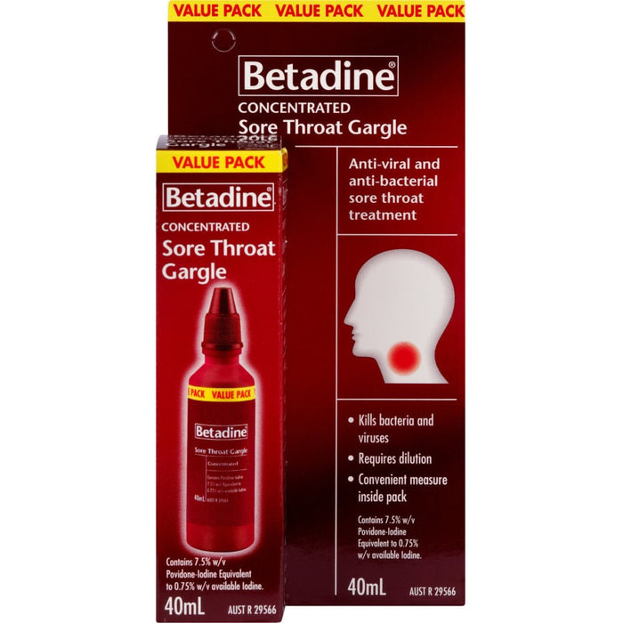 Betadine Sore Throat Gargle
