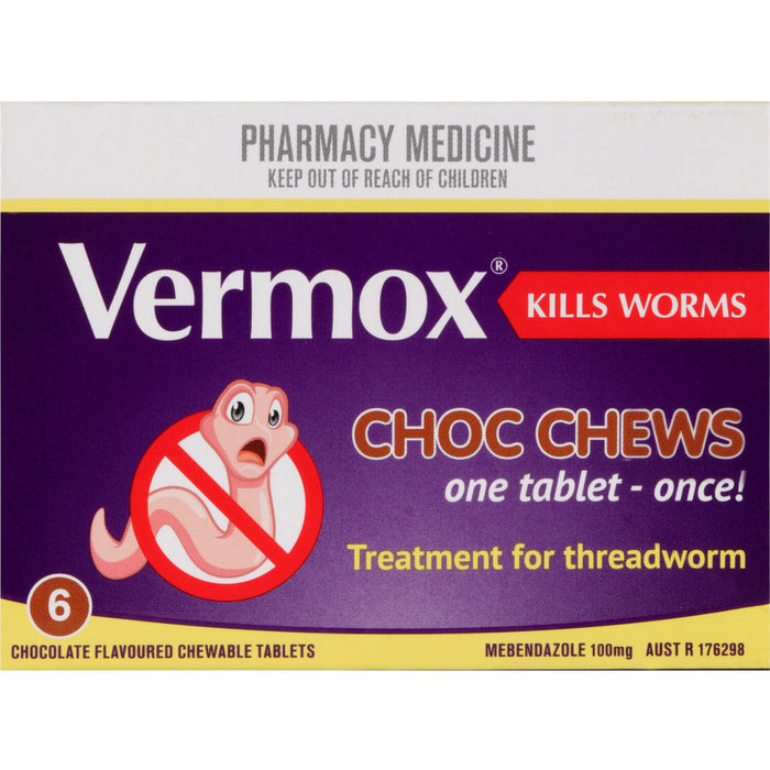 Vermox Chewable Tablets
