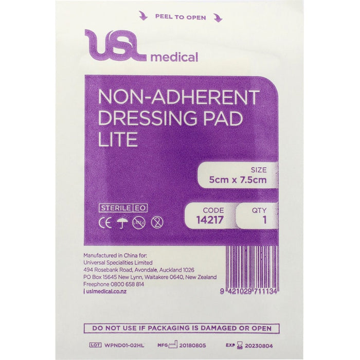 USL Non-Adherent Dressing Pad Lite