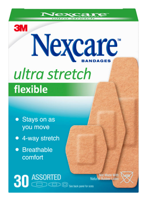 Nexcare Ultra Stretch Flexible Assorted 30s