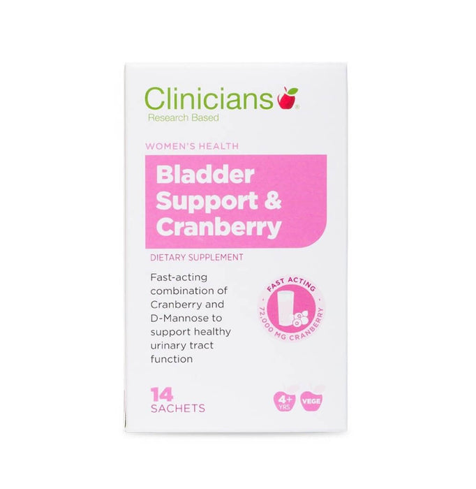 Clinicians Bladder Support + Cranberry Sachet (14 sachets)