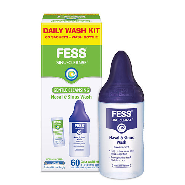 Fess Sinu-Cleanse Gentle Wash Kit 60's