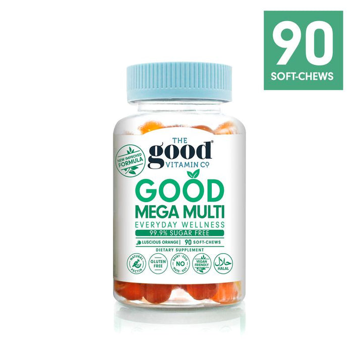 The Good Vitamins MEGA Multi Vitamin Supplements (90 soft-chews)