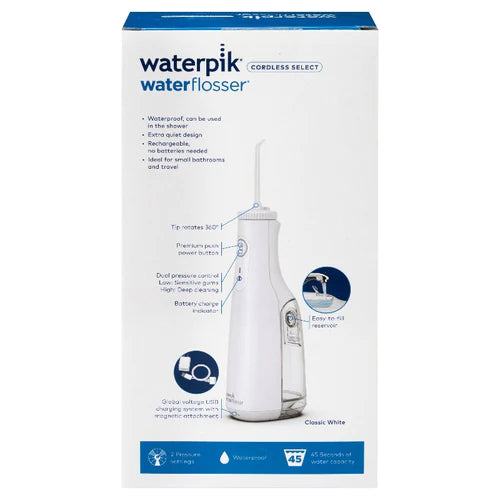 Waterpik Cordless Select Water Flosser White