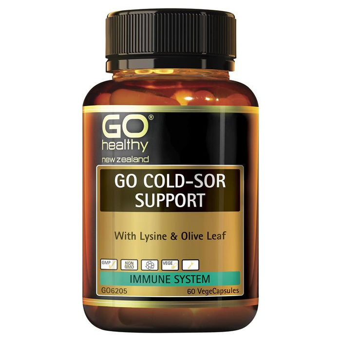Go Healthy Go Cold-Sore Support VegeCapsules