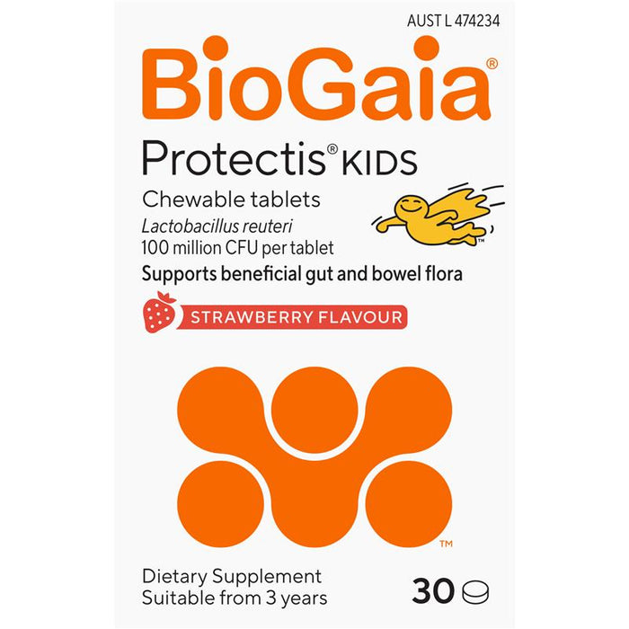 BioGaia Protectis Kids Chewables Strawberry 30s