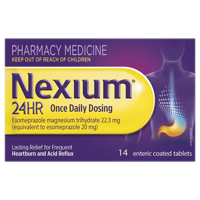 Nexium 24hour Heartburn & Acid Reflux 20mg 14 Tablets