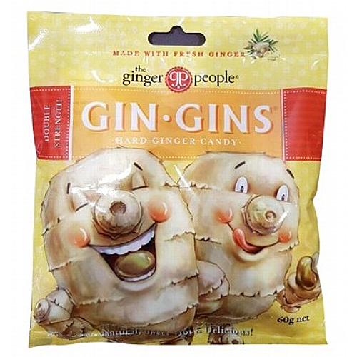 Gin Gins Ginger Double Strength Candy 60g