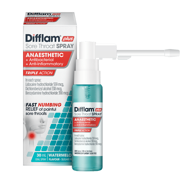 Difflam Plus Sore Throat Spray 30ml — Kiwi Chemist