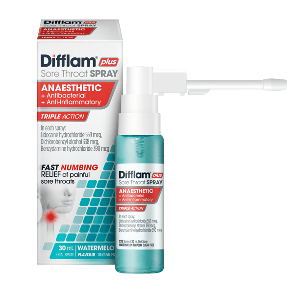 Difflam Plus Sore Throat Spray 30ml