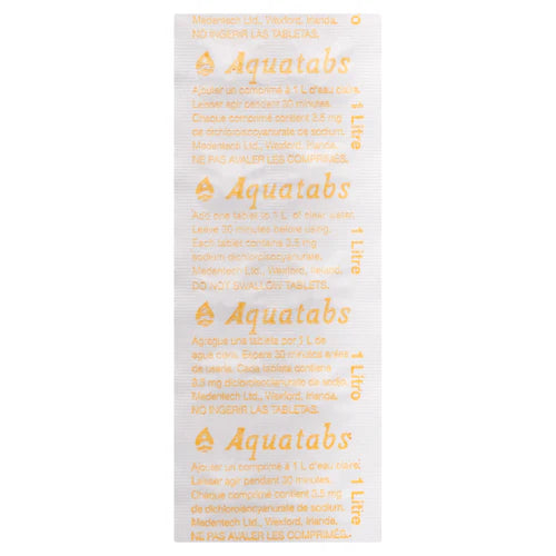 Aquatabs Water Purify tablets 50s