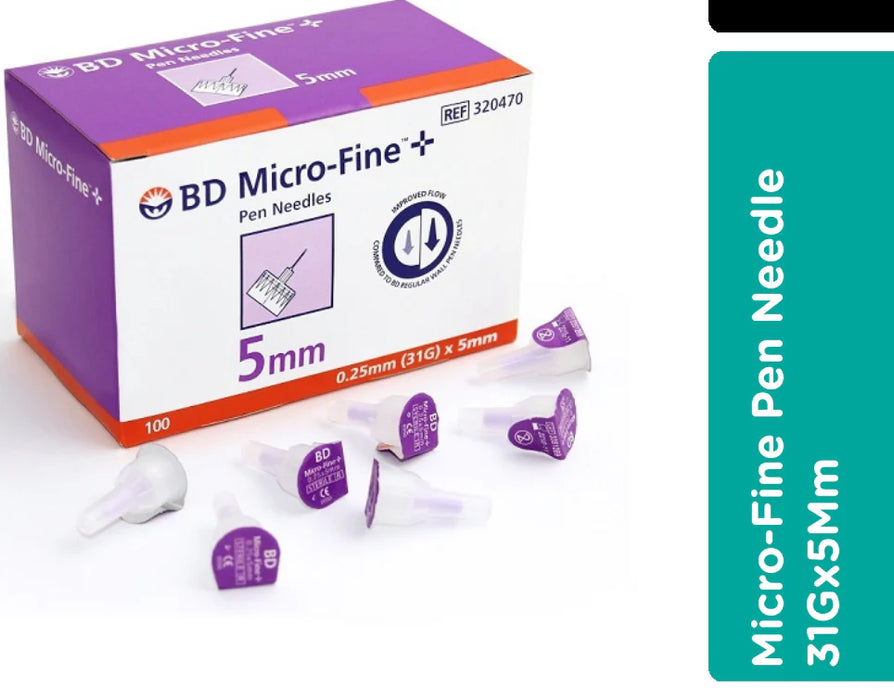 Bd Micro Fine 5mm needles 100s
