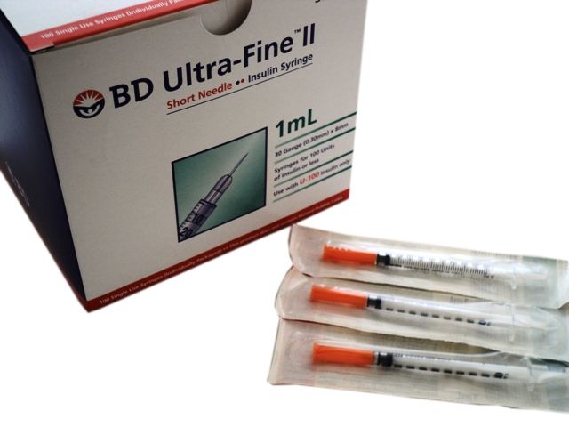 BD Syringe 1ml Ultra Fine 31gx8mm 100