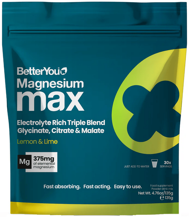 Better You Mg Max Lemon & Lime Powder 135g