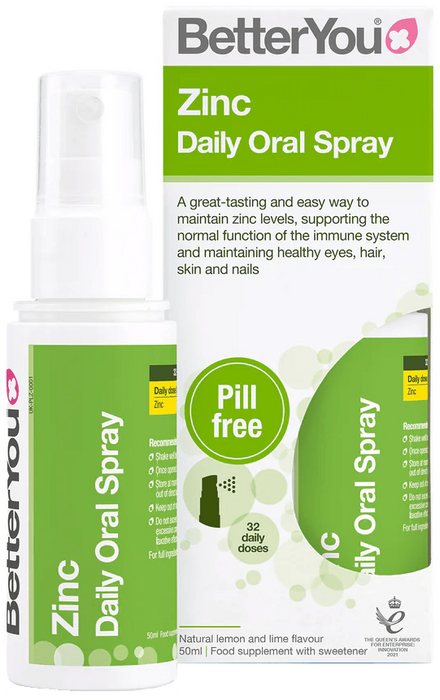 BetterYou Zinc Daily Oral Spray 50ml