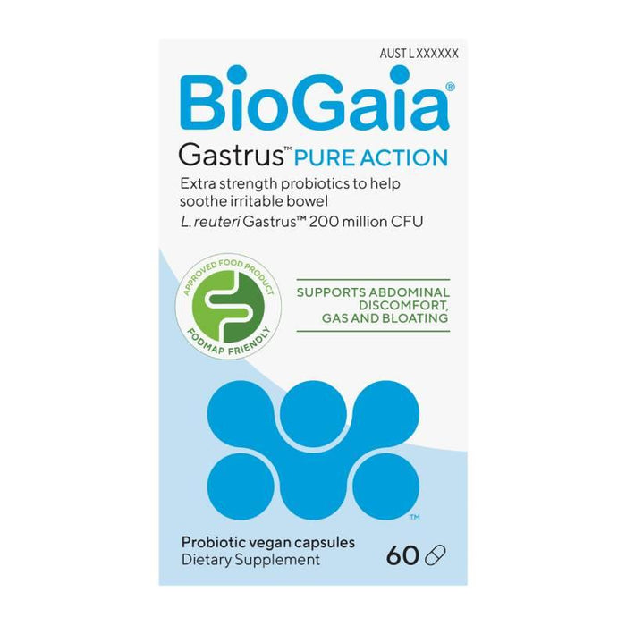 BioGaia Gastrus Pure Capsules 60pk