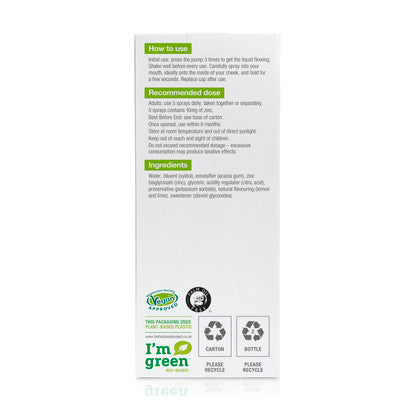 BetterYou Zinc Daily Oral Spray 50ml