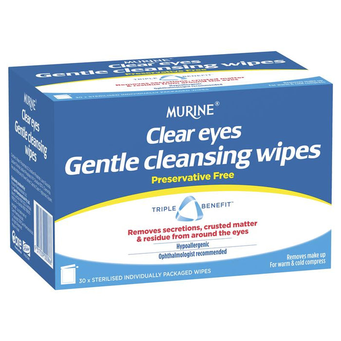 Clear Eyes Wipes 30pk