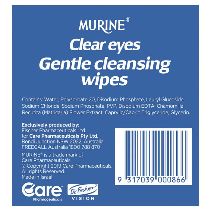 Clear Eyes Wipes 30pk