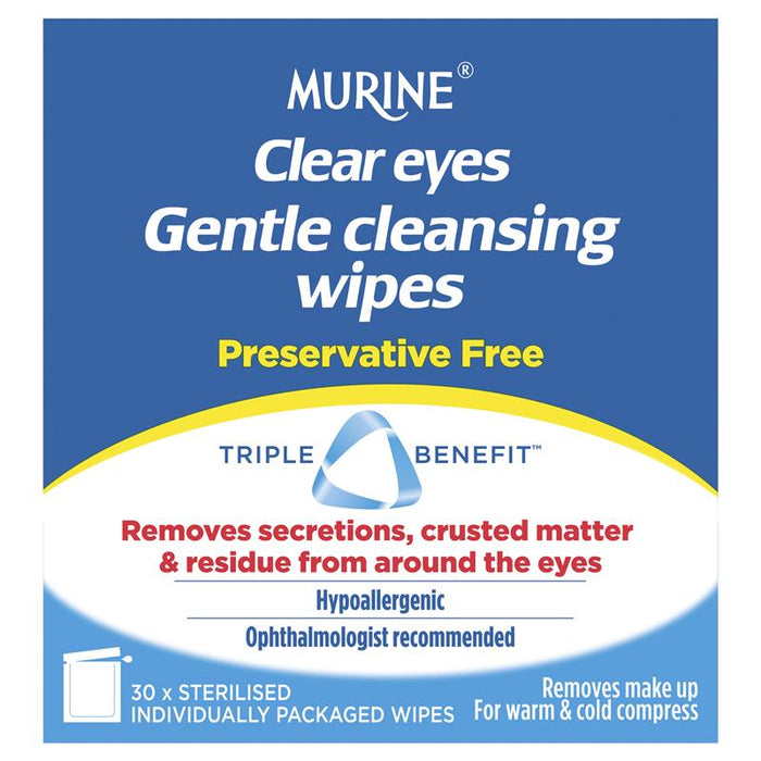 Clear Eyes Wipes 30pk