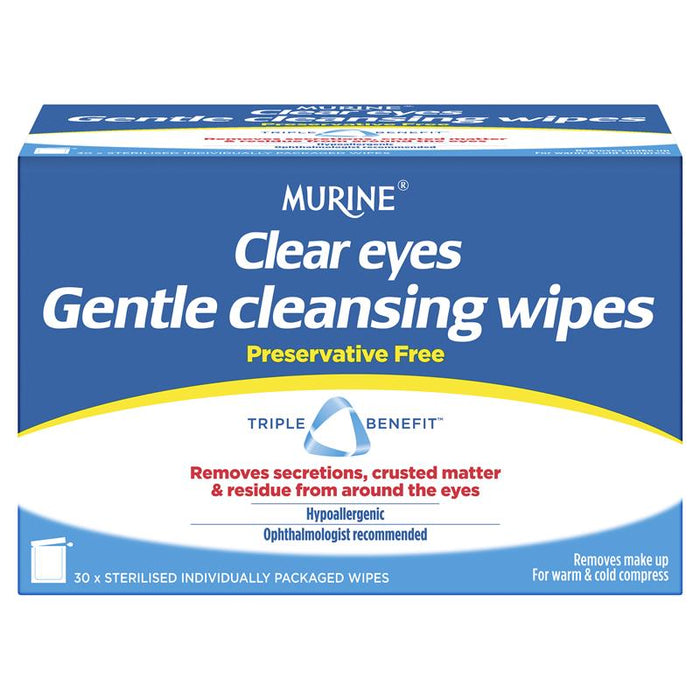 Clear Eyes Wipes 30pk