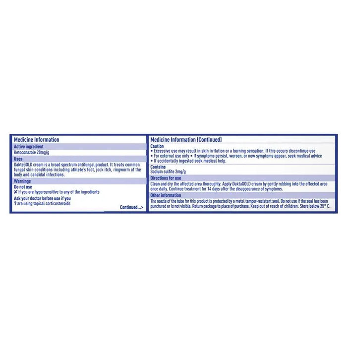 DaktaGOLD Cream 30g