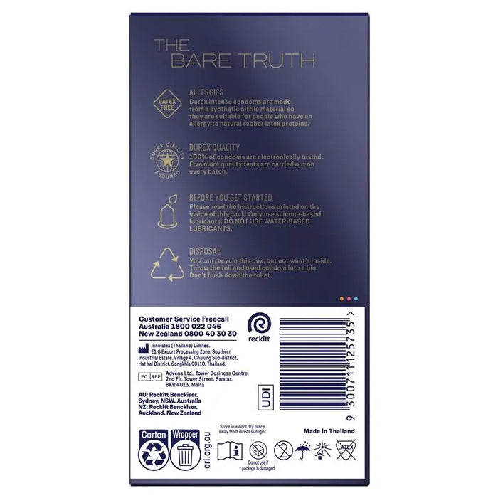 Durex Intense Condoms XLarge 10pk