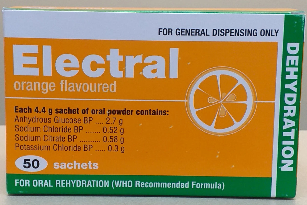 Electral Oral Electrolyte Rehydration Sachets 50 Pack — Kiwi Chemist