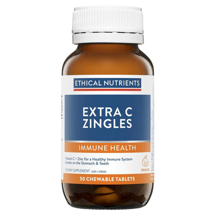 Ethical Nutrients Extra C Zingles Orange 50s