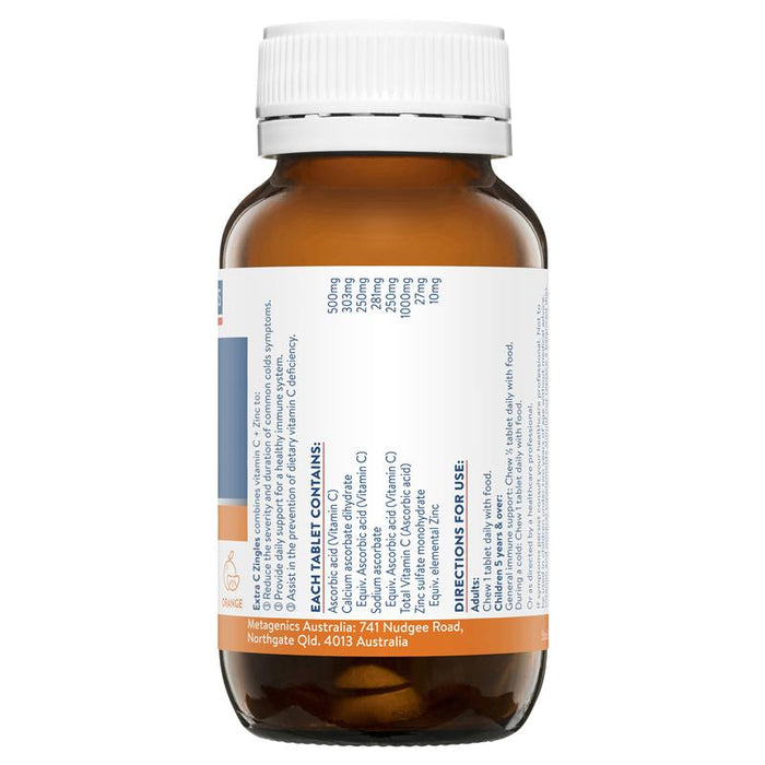 Ethical Nutrients Extra C Zingles Orange 50s