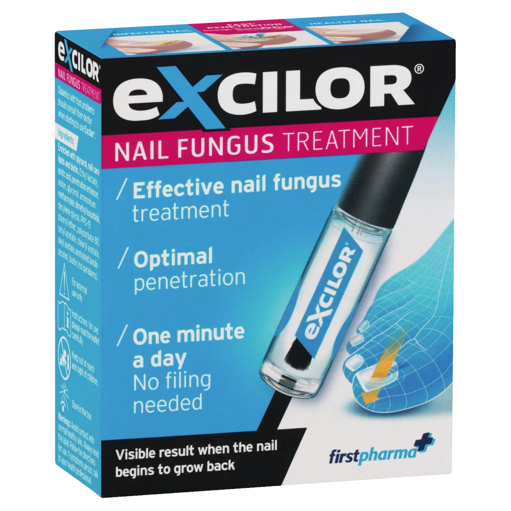 Excilor Nail Fungus Treatment 3.3mL Solution — Kiwi Chemist