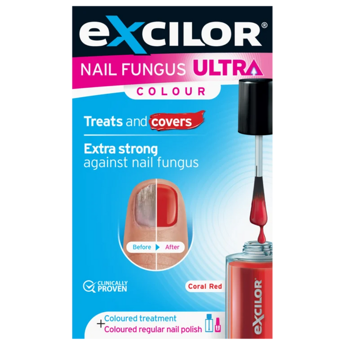 Excilor Ultra Fungal Nail Treatment Colour Red 30mL