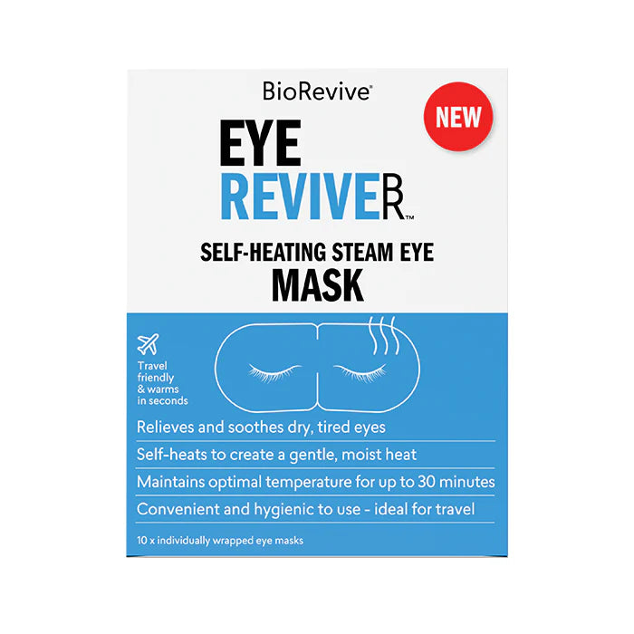 BioRevive EyeRevive Self-Heating Steam Eye Mask 10 Pack