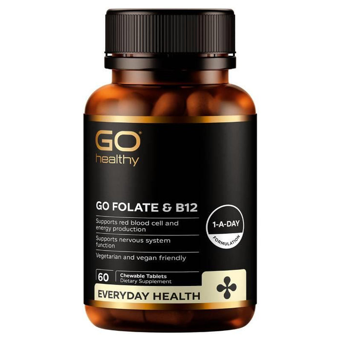 Go Healthy GO Folate + B12 60s