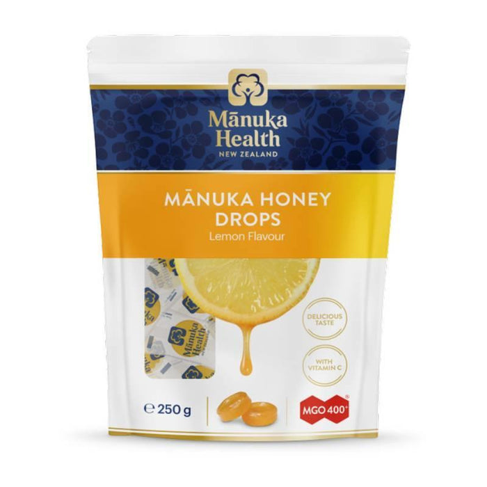 Manuka Health Manuka Honey Lozenge Drops Lemon Pouch 58 Drops