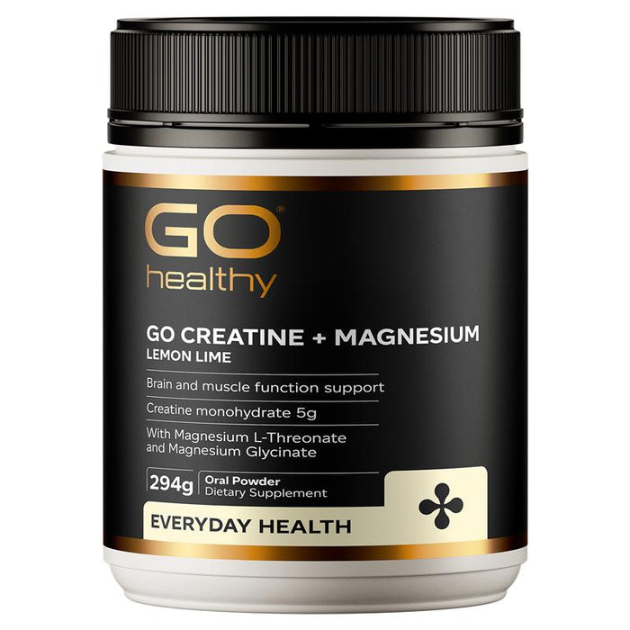 GO Creatine & Magnesium Lemon Lime 294g