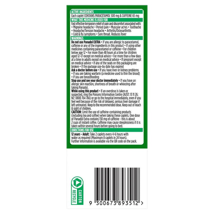 Panadol Extra Tablets