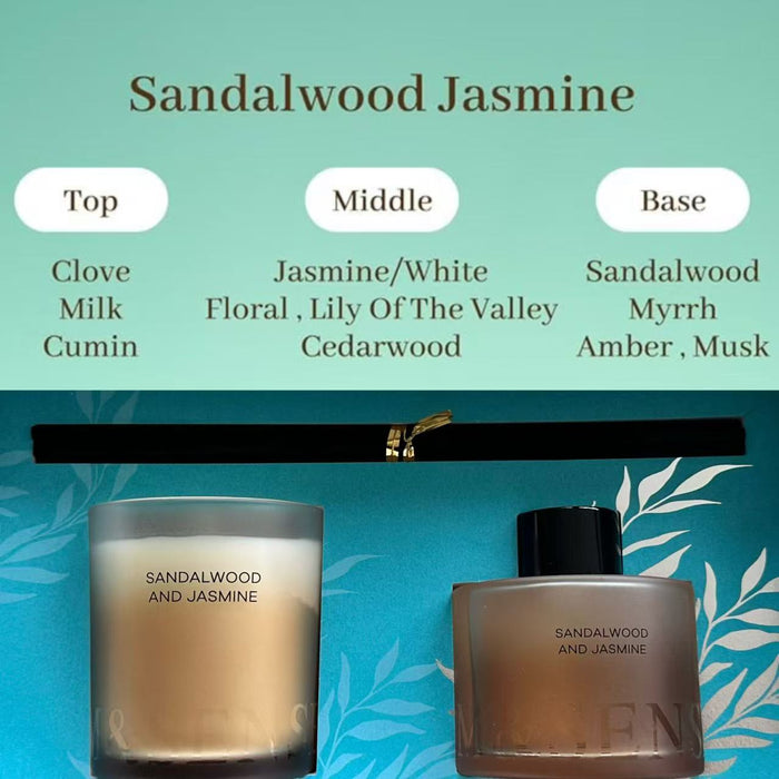 M & Sense Gift Set Sandalwood/Jasmine
