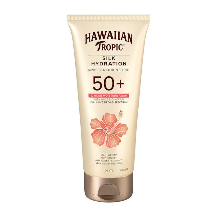 Hawaiian Tropic SPF 50+ Silk Hydration Lotion 180ml