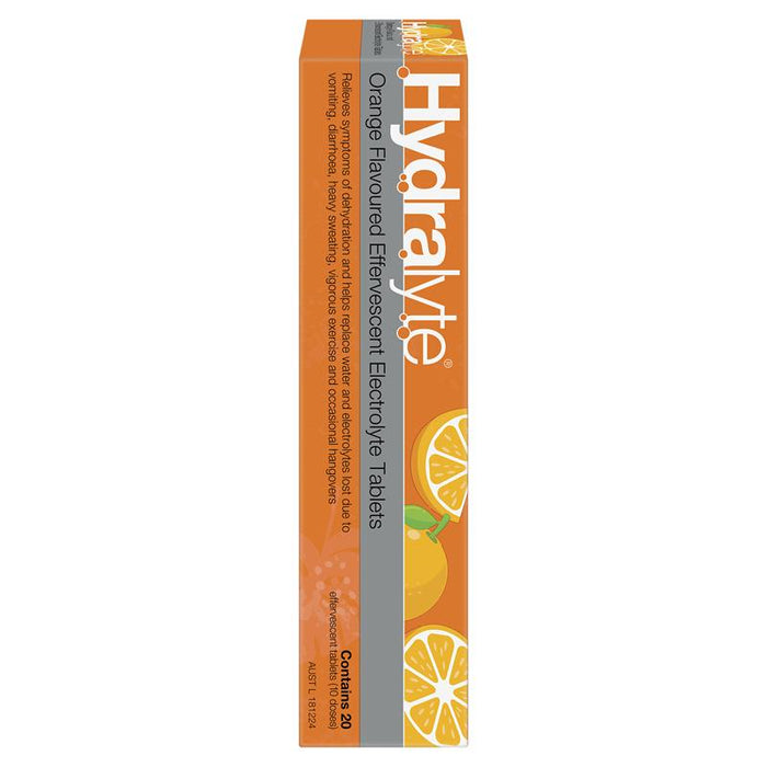 Hydralyte Effervescent Orange Tablets 20s
