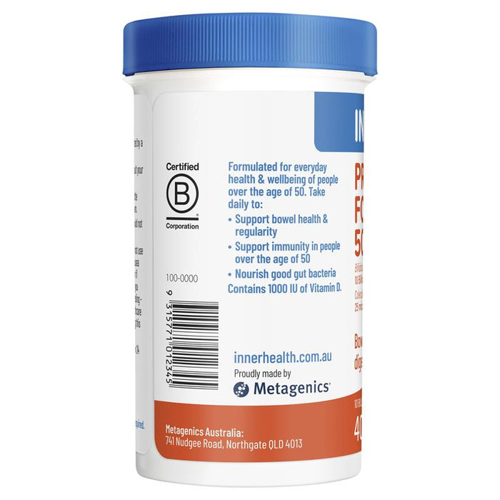 Inner Health Probiotics 50+ 40s