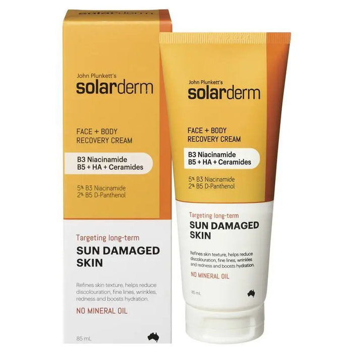 John Plunketts Solarderm Face & Body Recovery Cream 85ml
