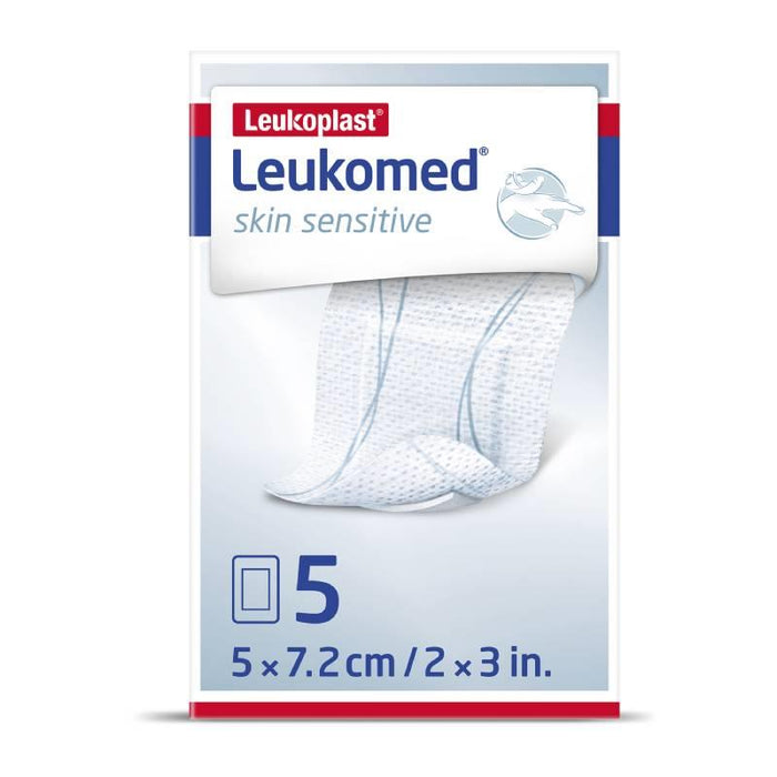 Leukomed T Skin Sensitive 5 x 7.2cm 5 Pack