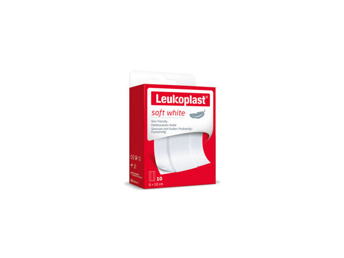 Leukoplast Soft White 6x10cm 10/box