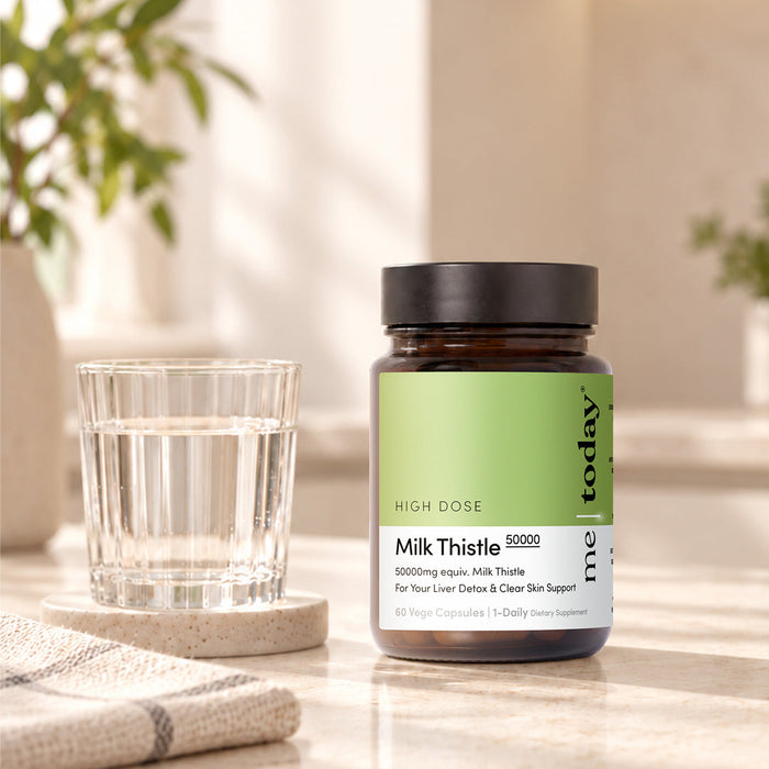 me today High Dose Milk Thistle 50000mg 60 Vege Capsules