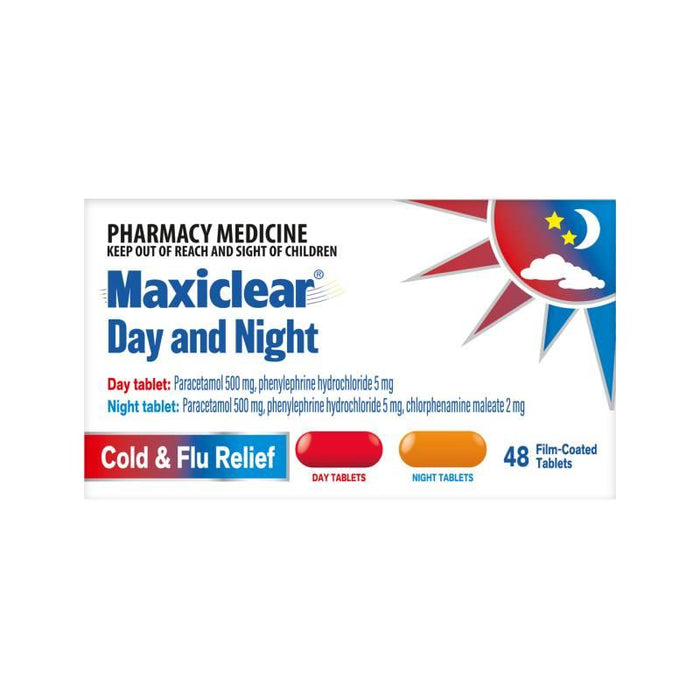 Maxiclear Day & Night Cold Flu Tablets