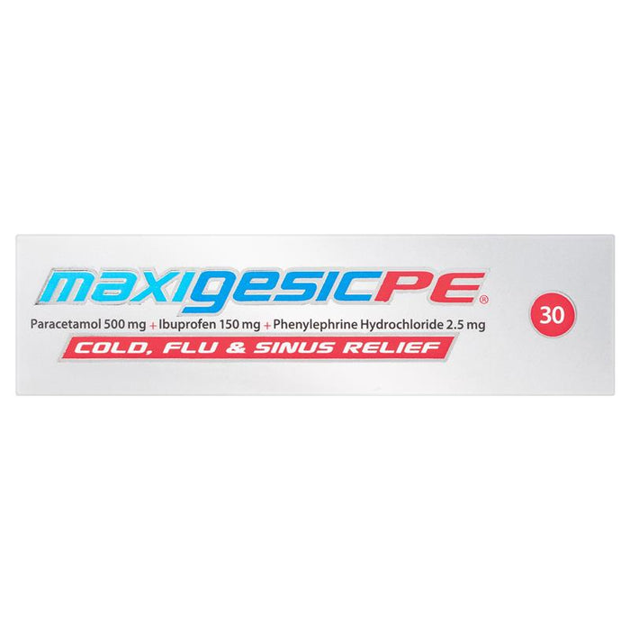 Maxigesic PE Cold Flu&Sinus Relief 30s